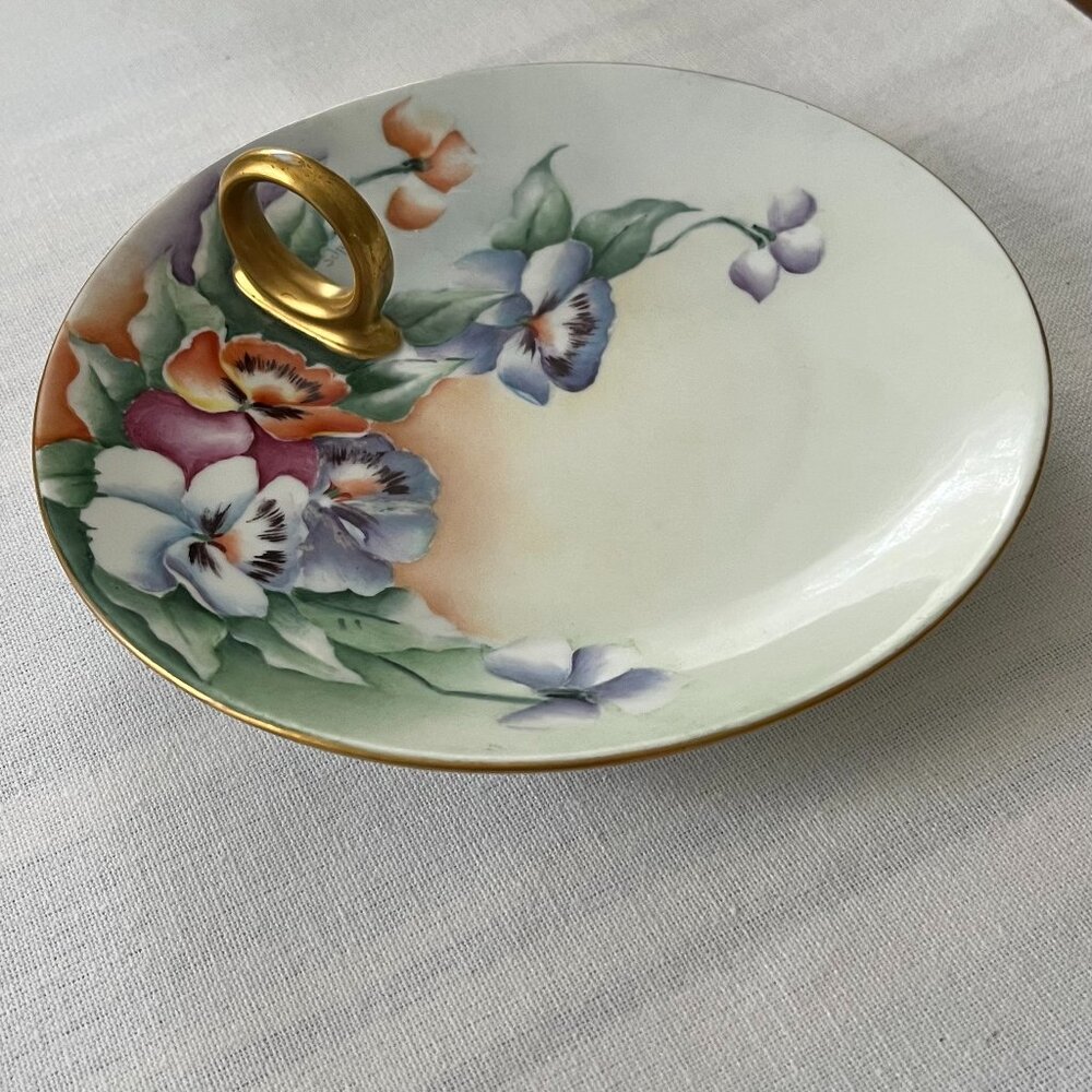 Epiag Royal hand-painted signed dish